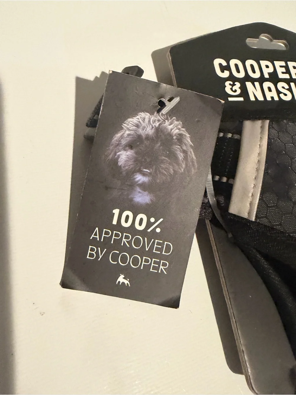 New Cooper & Nash Size Small Black Reflective Dog Harness - Comfortable Support